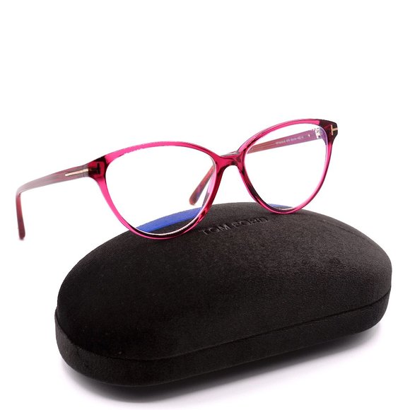 Tom Ford Accessories - NEW TOM FORD TF5545-B 075 BLUE BLOCK RED AUTHENTIC EYEGLASSES FRAME